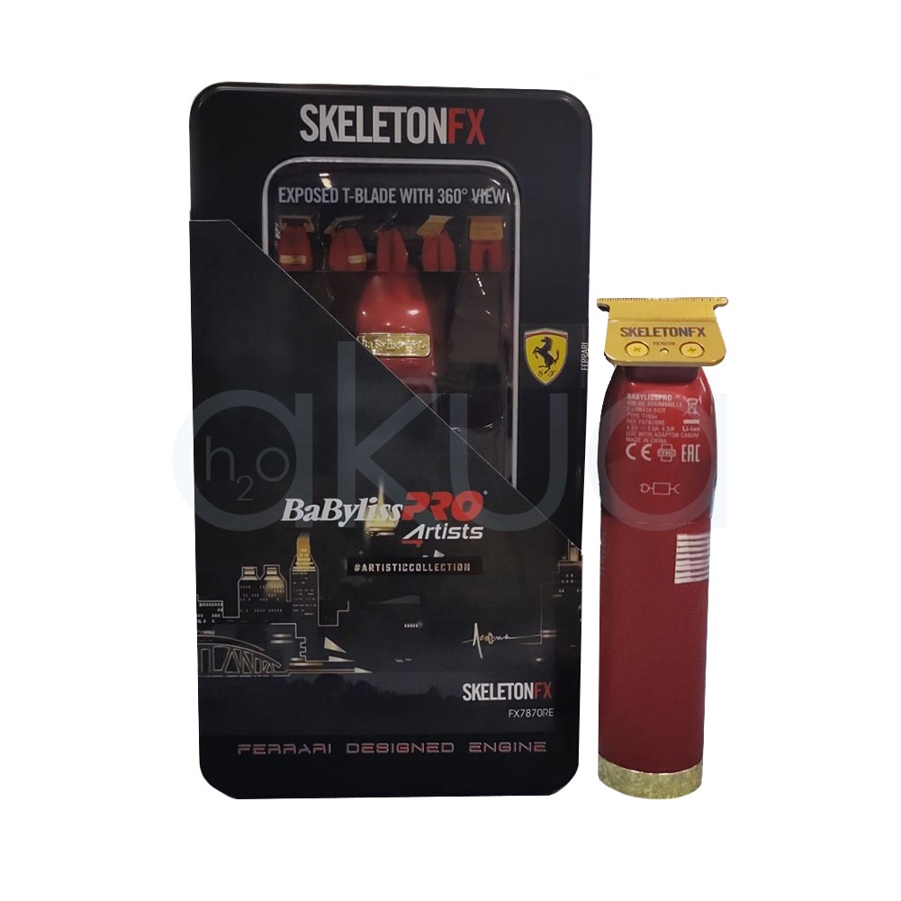 Maquina Skeleton Red FX7870RE Ferrari Babyliss Pro