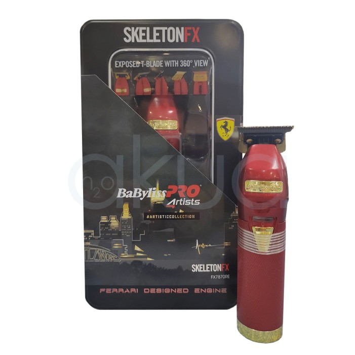 Maquina Skeleton Red FX7870RE Ferrari Babyliss Pro