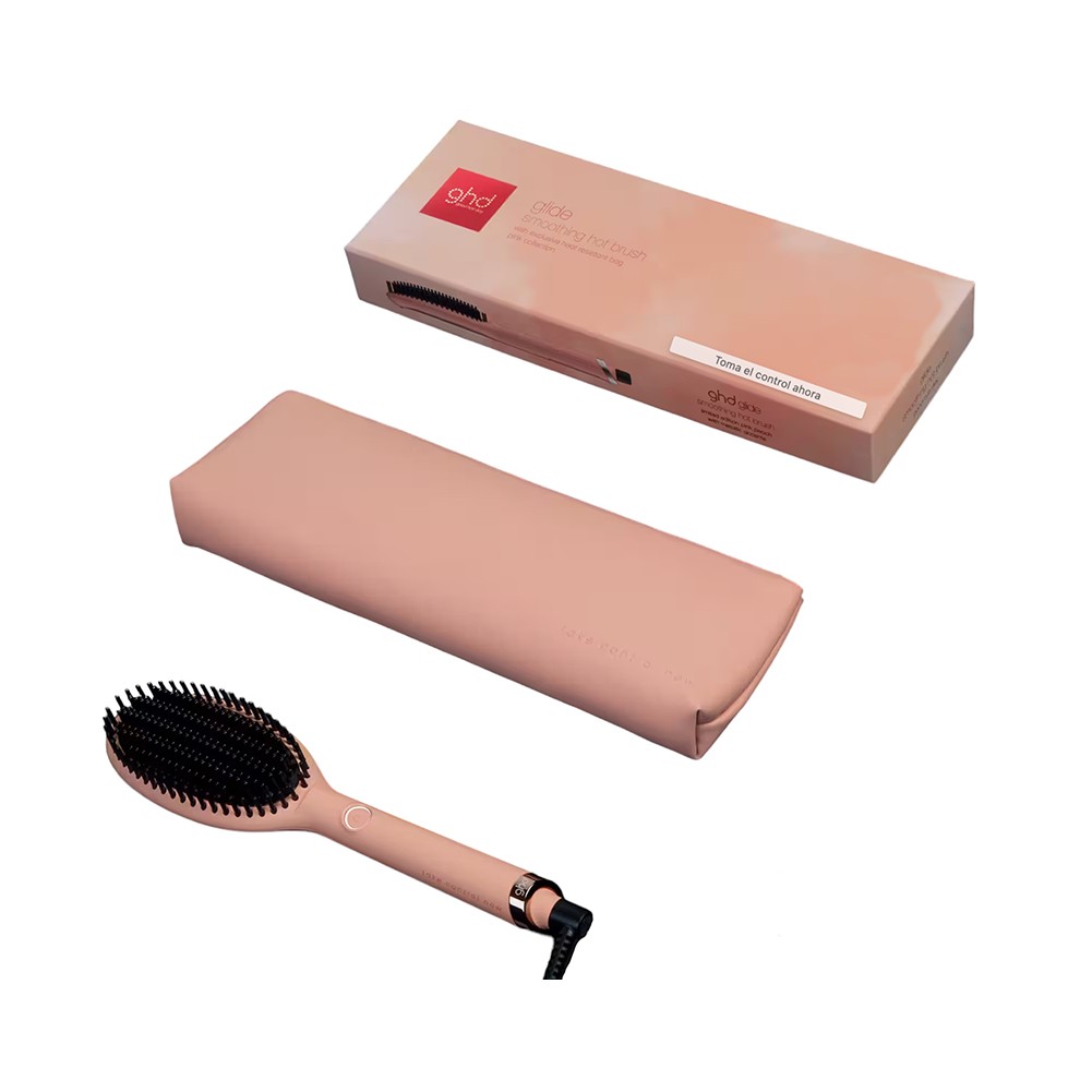 Cepillo electrico alisador ghd Glide Pink Collection Take Control Now