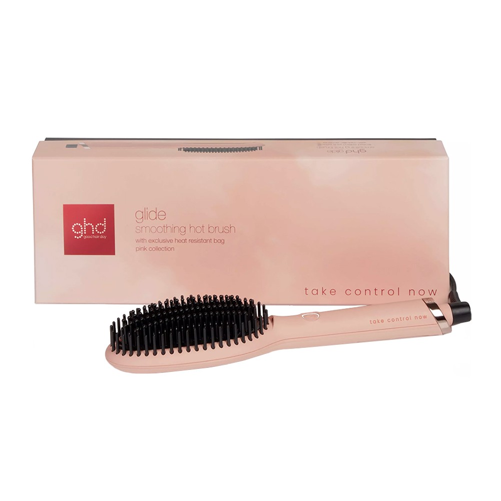 Cepillo electrico alisador ghd Glide Pink Collection Take Control Now