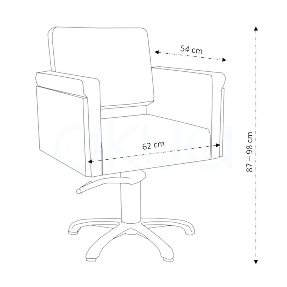 Sillon hidraulico Rustik beige H2oAkua