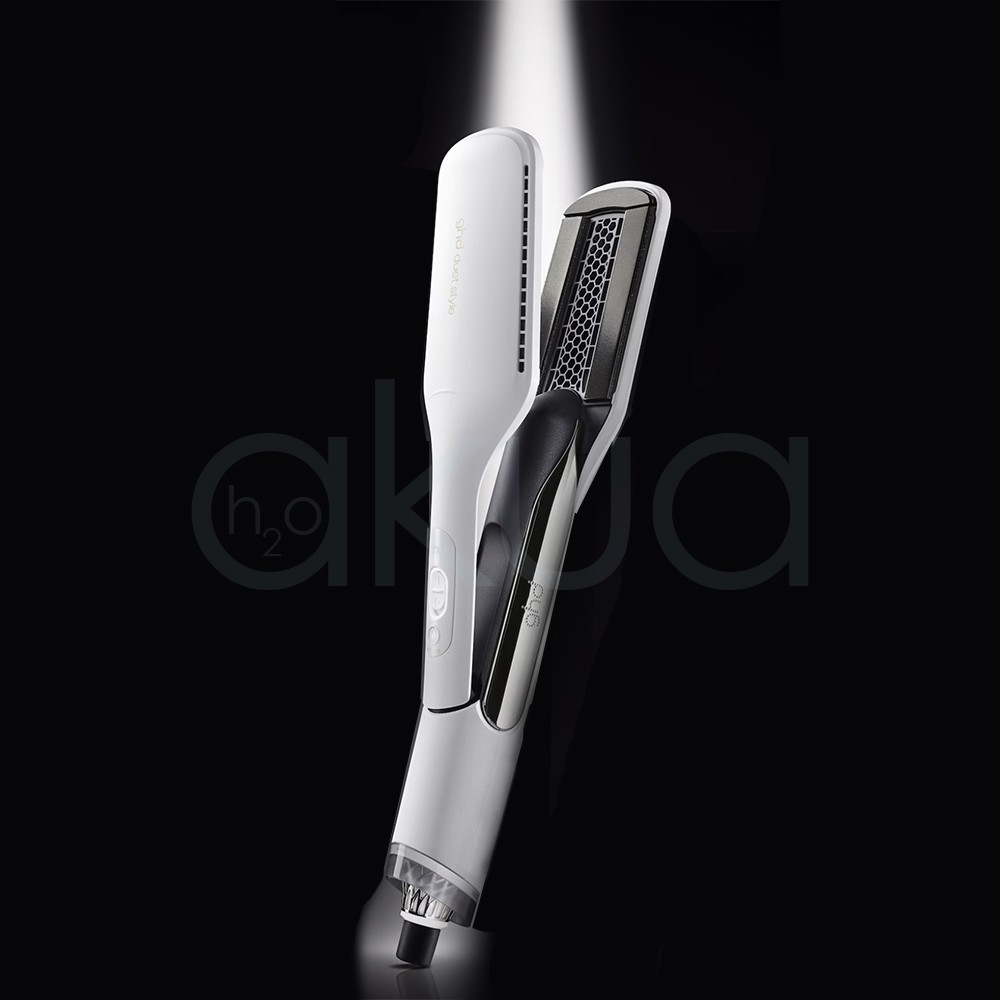 Plancha de pelo aire caliente 2 en 1 Duet blanca ghd