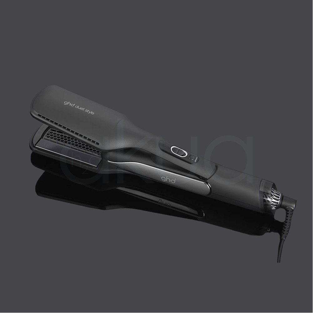 Plancha de pelo aire caliente 2 en 1 Duet negra ghd