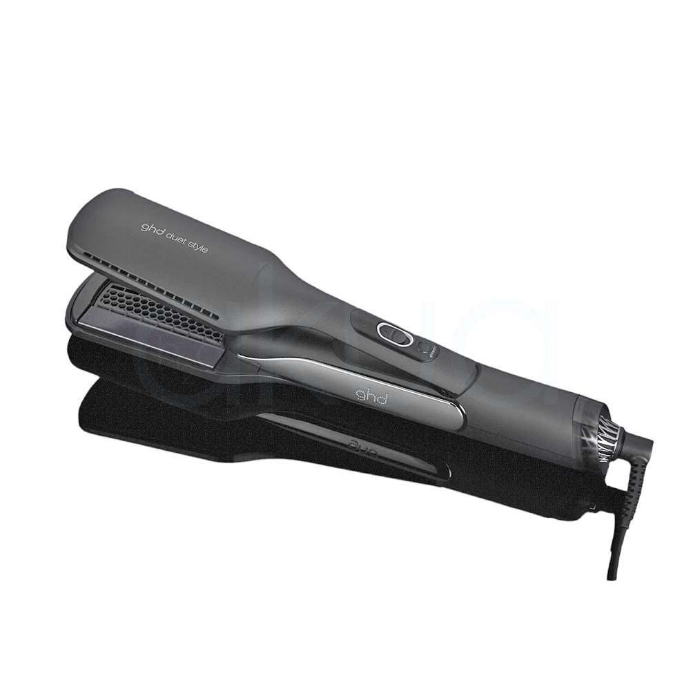 Plancha de pelo aire caliente 2 en 1 Duet negra ghd