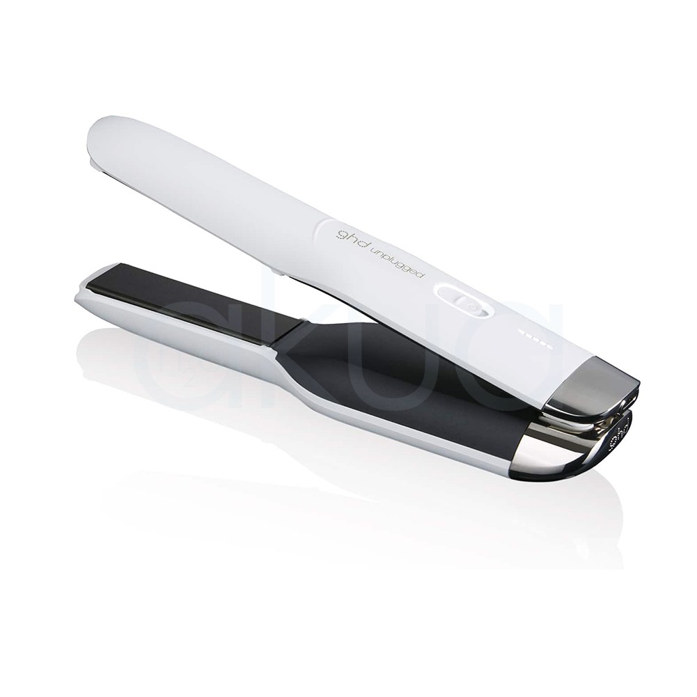 Plancha de viaje Unplugged White ghd