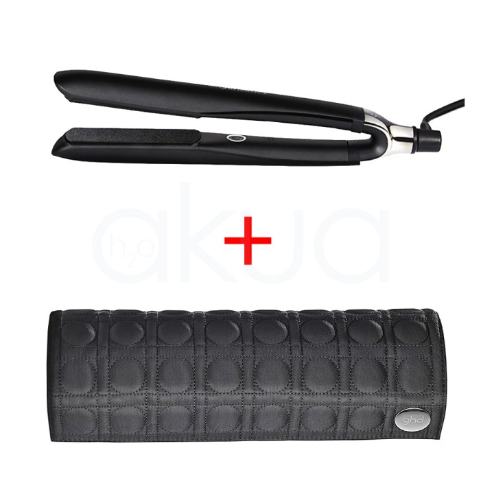 Plancha Platinum+ Black mas neceser termico ghd