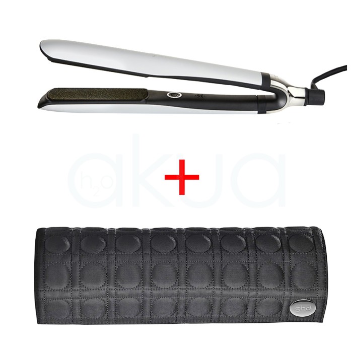 Plancha Platinum+ White mas neceser termico ghd