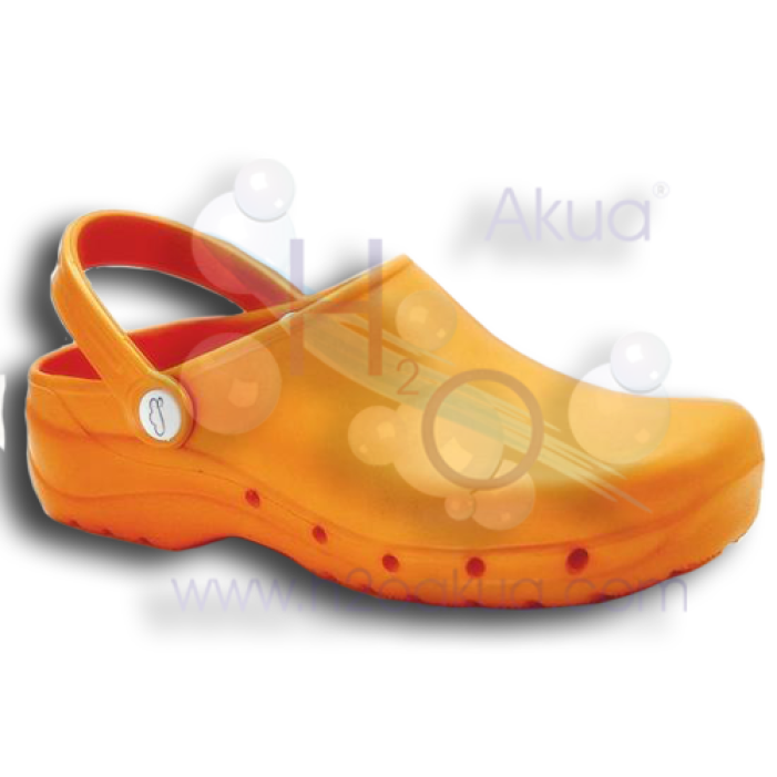 Zueco Caucho Anatomico Naranja OUTLET