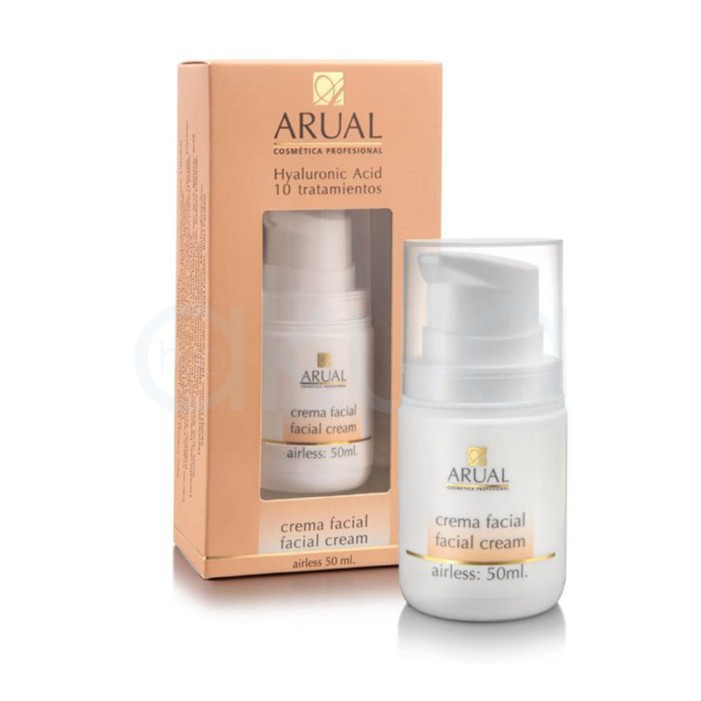 Crema Facial Arual con Acido Hialuronico 50 Ml