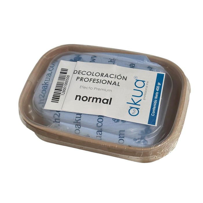 Decoloracion 5 NORMAL H2oAkua 400gr embalaje ecologico papel