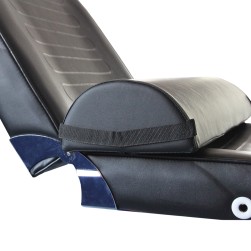 Cojin Camilla Semi-Redondo Negro 22 cm*65 cm