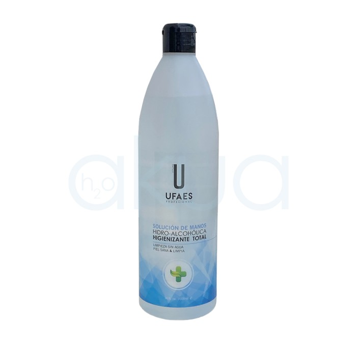 Solucion  Hidroalcohol desinfectante de manos 1000ml H2oAkua Outlet