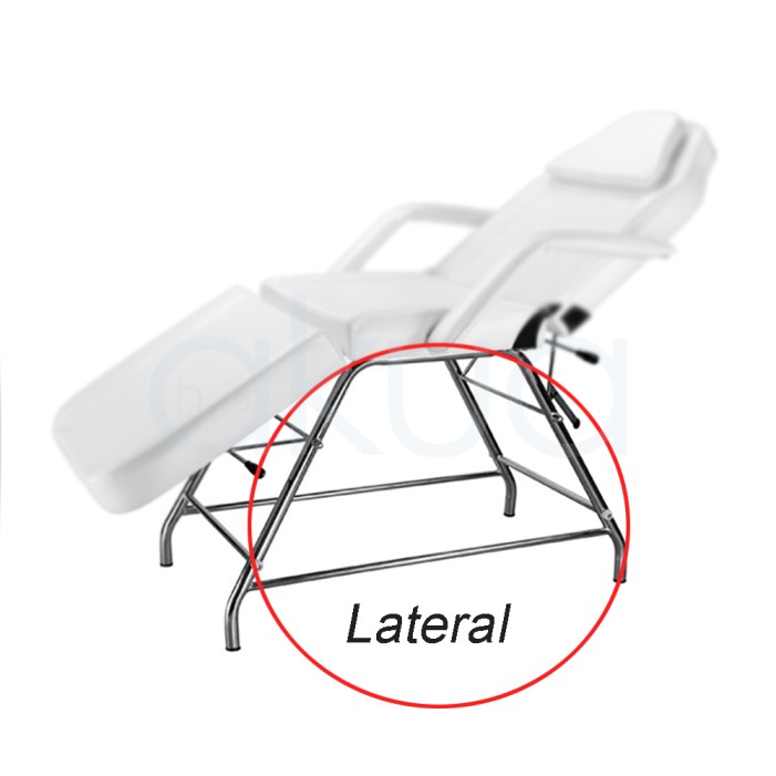 Repuesto Lateral camilla estética 3 cuerpos