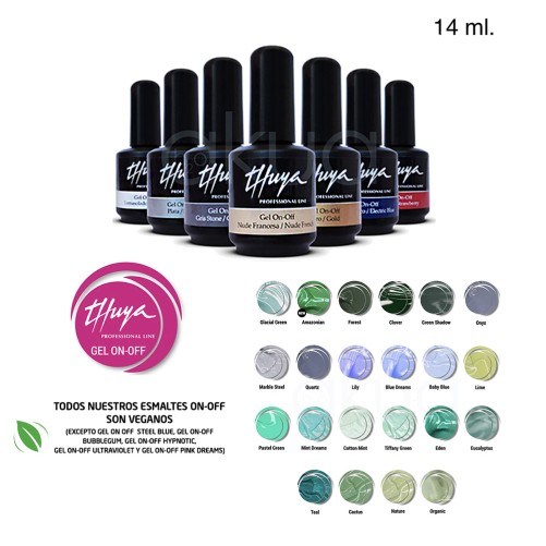 Esmalte semipermanente Gel Thuya On Off Color 14ml IV