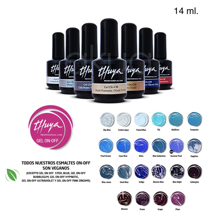 Esmalte semipermanente Gel Thuya On Off Color 14ml V