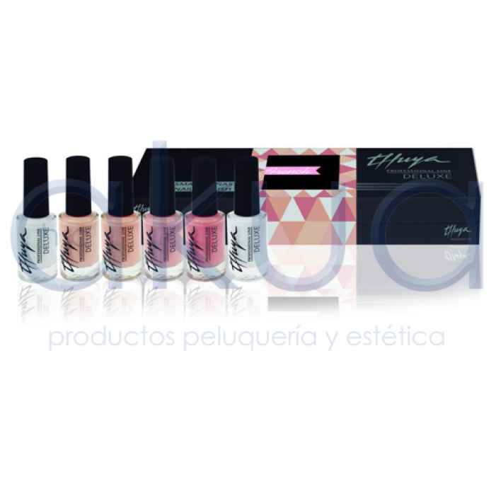 Kit Esmaltes Deluxe French Manicura Francesa Thuya