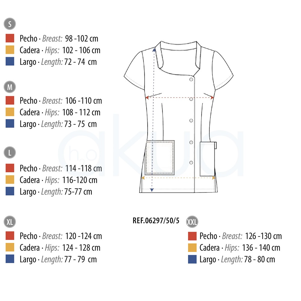 Casaca cuello Mao blanca Lacla