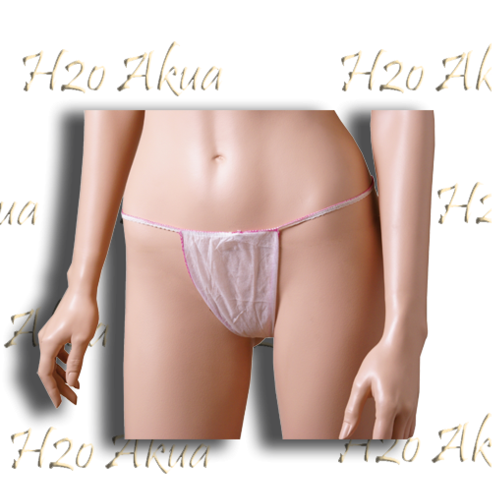 Tanga de papel desechable C/ 100 UNID MUJER