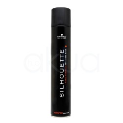 Laca Silhouette extra fuerte Negra 750ml 