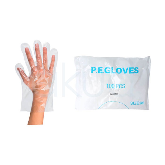 Bolsa de 100 guantes desechables talla M