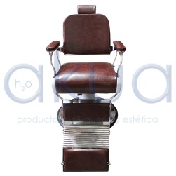 Sillon de  Barbero Retro Granate H2oakua