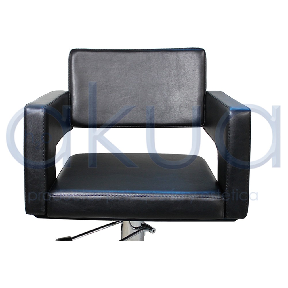 Sillon tocador hidraulico negro Odeon Outlet