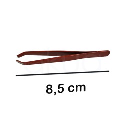 Pinza Depilar Roja punta recta Martora OUTLET